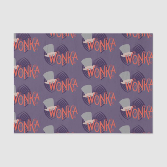 Wonka Spiral Logo Seidenpapier (Vorderseite)