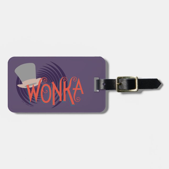 Wonka Spirallogo Gepäckanhänger (Vorderseite horizontal)