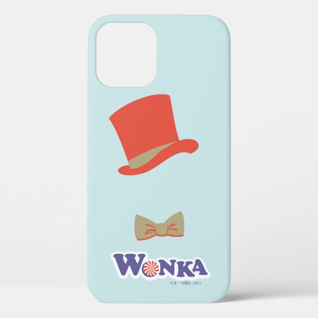 Wonka Top Hat & Bow Krawatte Case-Mate iPhone Hülle (Rückseite)