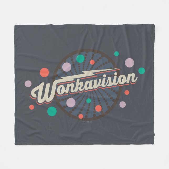 Wonkavision-Logo Fleecedecke (Vorderseite (Horizontal))
