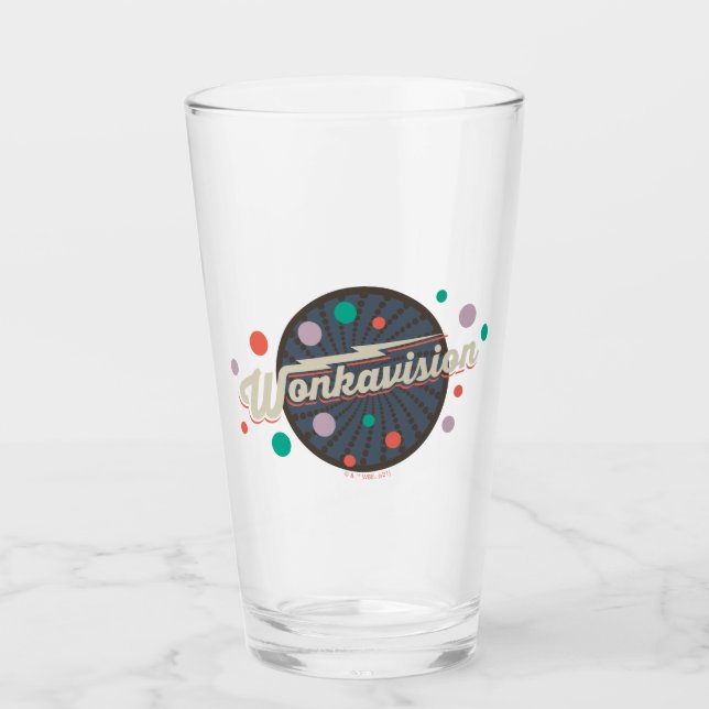 Wonkavision-Logo Glas (Vorderseite)