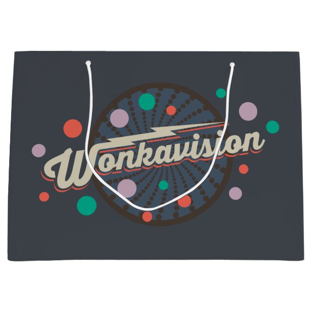 Wonkavision-Logo Große Geschenktüte (Vorderseite)