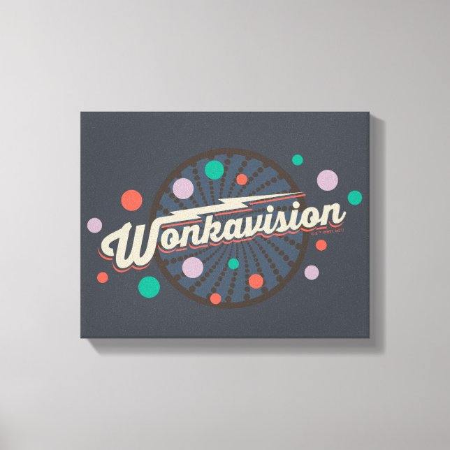 Wonkavision-Logo Leinwanddruck (Vorderseite)