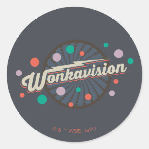 Wonkavision-Logo Runder Aufkleber