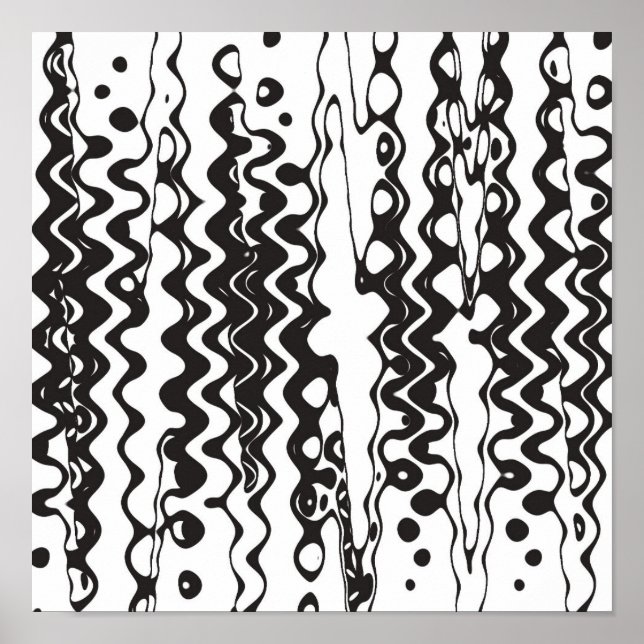 Wonky B&W Poster (Vorne)