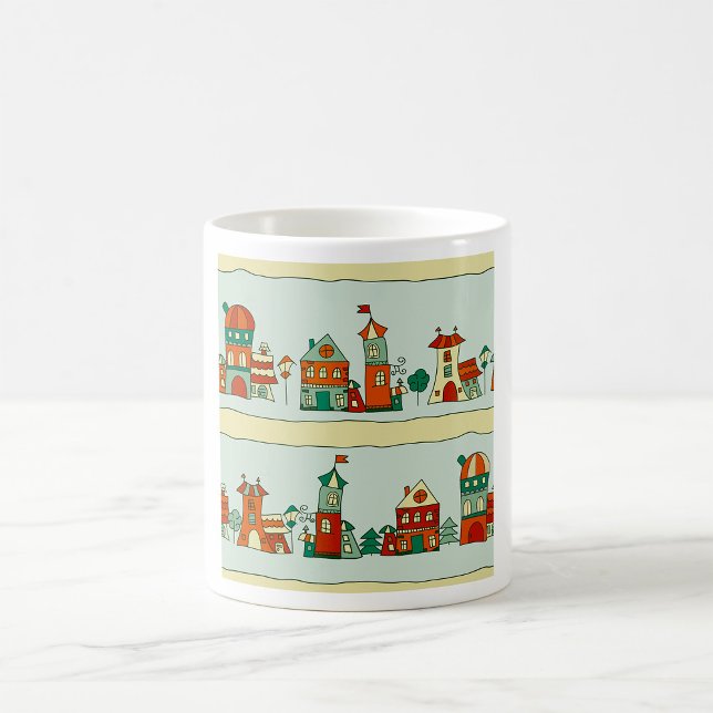 Wonky Houses Kaffeetasse (Von Creator hochgeladen)