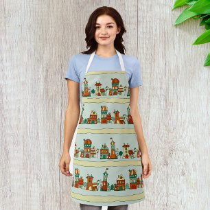 Wonky Houses Schürze