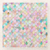 Wonky Trendy Rainbow Girl Metal Mermaid Scales