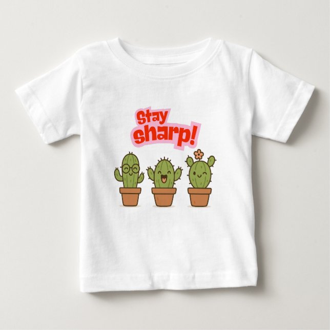 Wonky Zoo Cacti Kinderkind T - Shirt (Vorderseite)