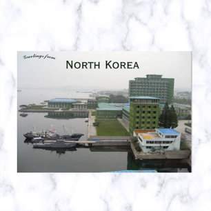 Wonsan Waterfront Nordkorea Postkarte