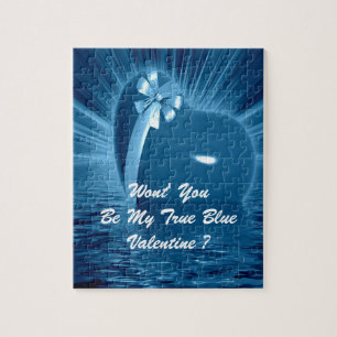 WON'T YOU PLEASE BE MY TRUE BLUE VALENTINE ? PUZZLE