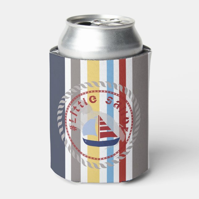 WONZ Limited Kleiner Segler mit Shirt zum Design Dosenkühler (Kanne Vorderseite)