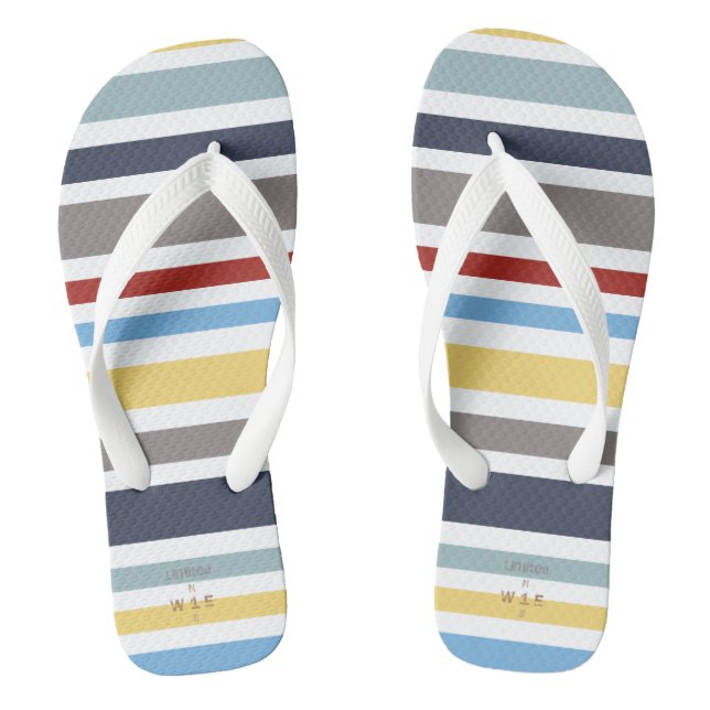 WONZ Limited kleiner Segler nach Shirt für Design Flip Flops (Fußbett)