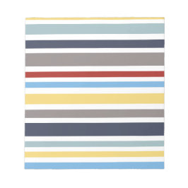 wonz stripes nautical By Shirt to Design Notizblock