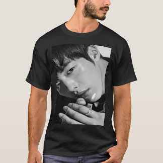 Woo do hwan schwarz und whi T-Shirt