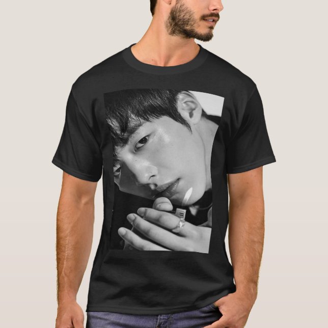 Woo do hwan schwarz und whi T-Shirt (Vorderseite)