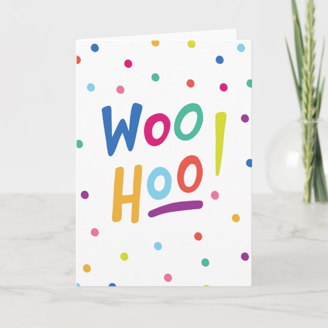 Woo Hoo Card Karte (Vorderseite)