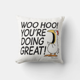 WOO HOO! DU MACHST GROSS! [fett] Sandra Boynton Kissen
