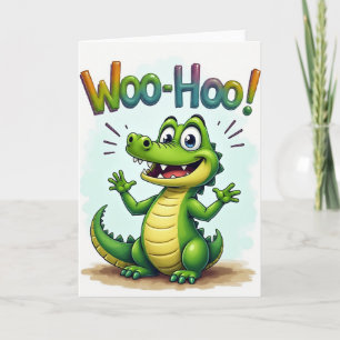 Woo Hoo Geburtstagskarte für Kreaturen Karte