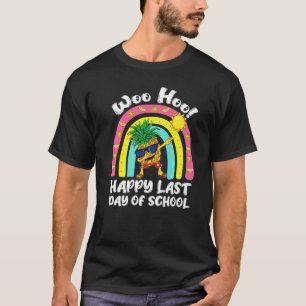 Woo Hoo Happy Letzten Tag Schule Tropical Ananas K T-Shirt