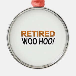 Woo Hoo Silbernes Ornament