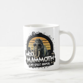 Woo Mammoth Is My Spirit Animal Art Kaffeetasse