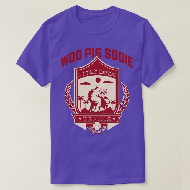 Woo Pig Sooie Tennis Little Rock T-Shirt (Design vorne)