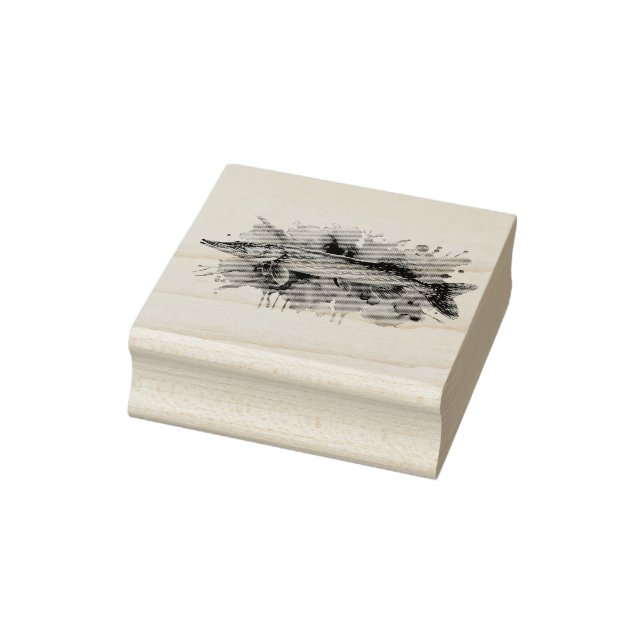 Wood Art Stamp Gummistempel (Stempel)