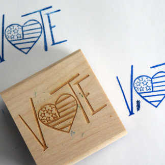 Wood Art Stamp Gummistempel