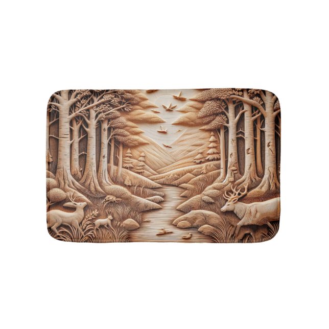 Wood Badematte (Vorderseite)