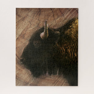 Wood Bison Buffalo Puzzle