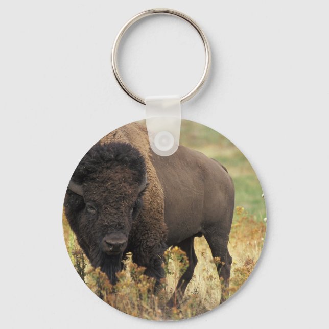 Wood Bison Schlüsselanhänger (Vorderseite)