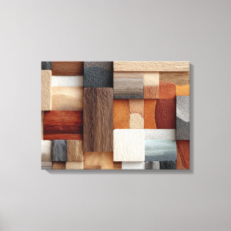 Wood Block Canvas Art Leinwanddruck