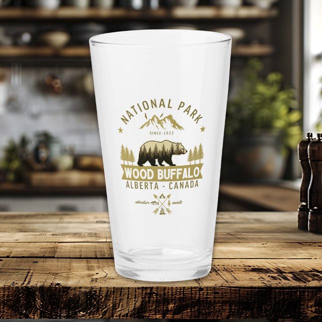 Wood Buffalo National Park Forest Landscape Glas (Von Creator hochgeladen)