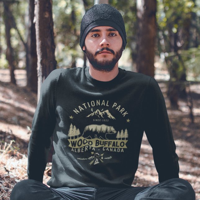 Wood Buffalo National Park Woodland View Sweatshirt (Von Creator hochgeladen)