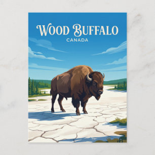 Wood Buffalo Nationalpark Kanada Postkarte