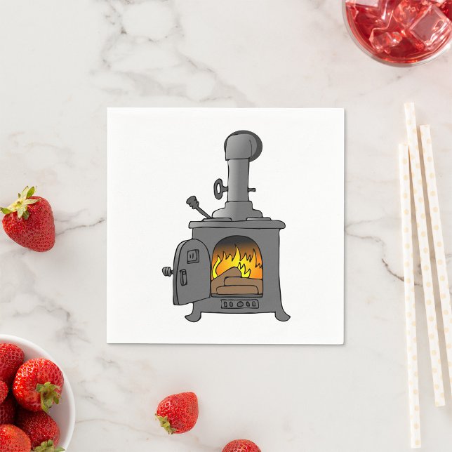 Wood Burner Stove Serviette (Von Creator hochgeladen)