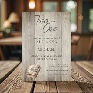 Wood Christian Zwei werden Eins Einladung