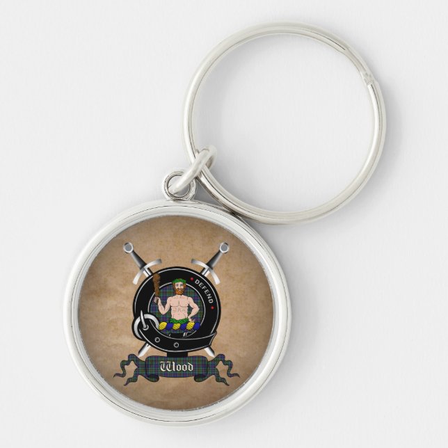 Wood Clan Abzeichen Key Rings Schlüsselanhänger (Vorne)