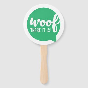 Wood dort ist es - K9 Quotes Berühmtes Dog Quotes Fächer
