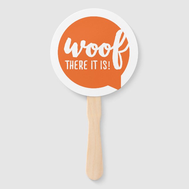 Wood dort ist es - K9 Quotes Berühmtes Dog Quotes  Fächer (Vorderseite)