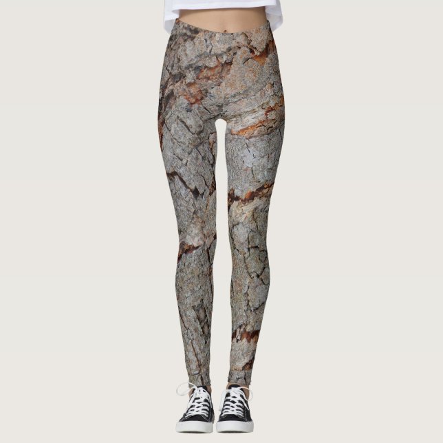 Wood Forest - Power Yoga Leggings (Vorderseite)