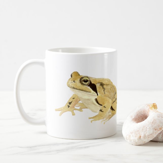 Wood Frog Kaffeetasse (Mit Donut)