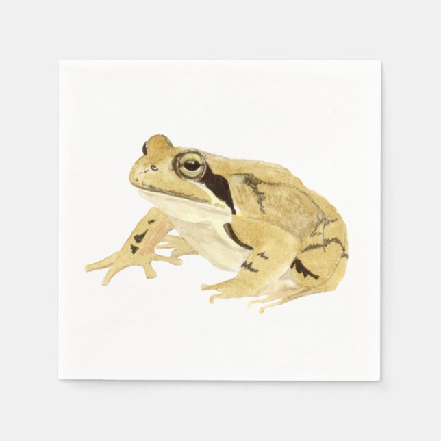 Wood Frog Serviette (Vorderseite)