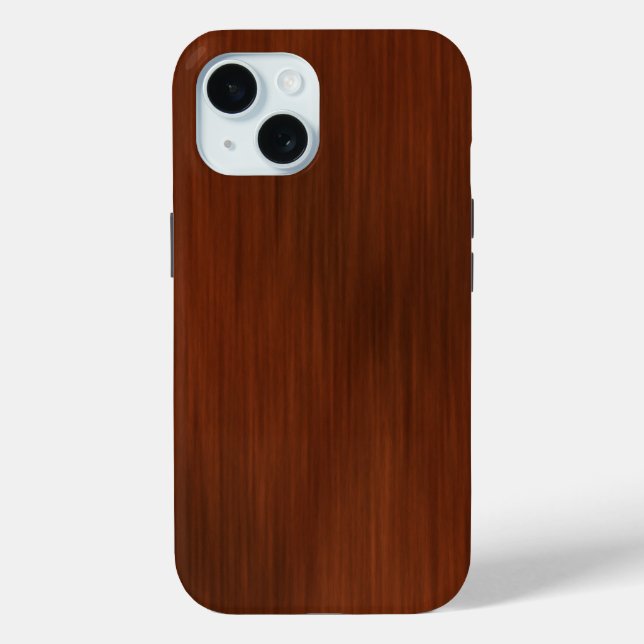 Wood Grain Redwood Case-Mate iPhone Hülle (Rückseite)
