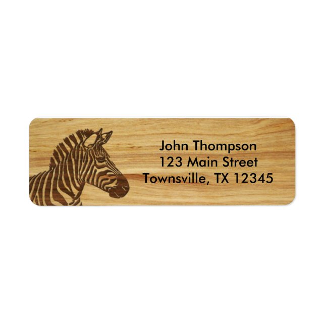 Wood Inlay Zebra (Vorne)