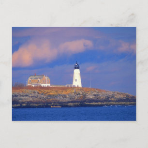 Wood Island Lighthouse in der Nähe von Biddeford Postkarte