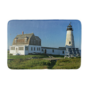 Wood Island Lighthouse Maine Bath Mat Badematte