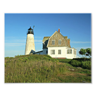 Wood Island Lighthouse Maine Foto Print