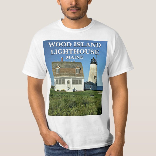 Wood Island Lighthouse, Maine T - Shirt (Vorderseite)